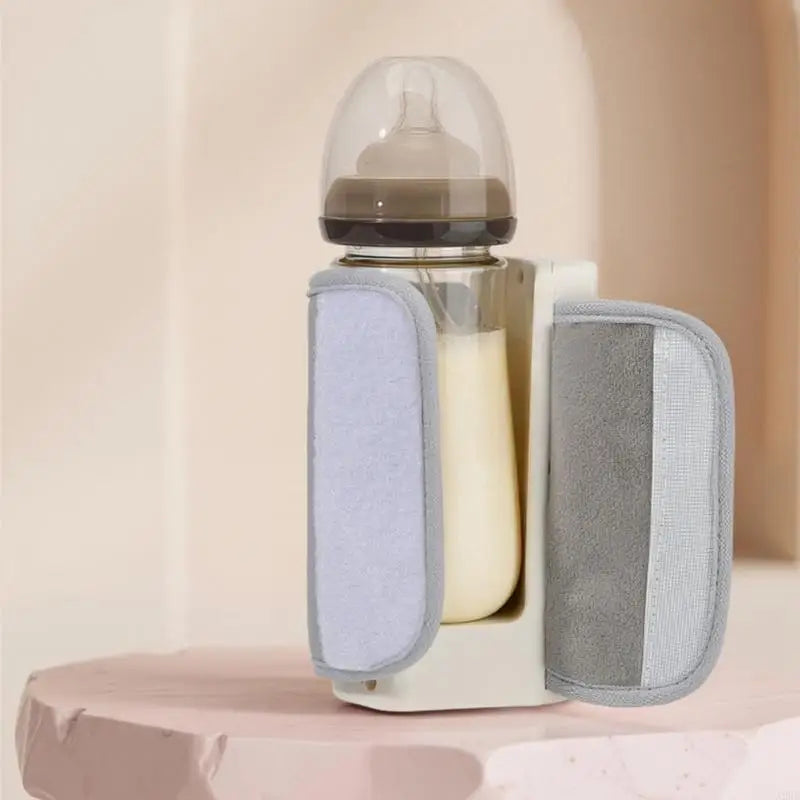 Portable Rechargeable Baby Bottle Warmer – 2000mAh, USB-C